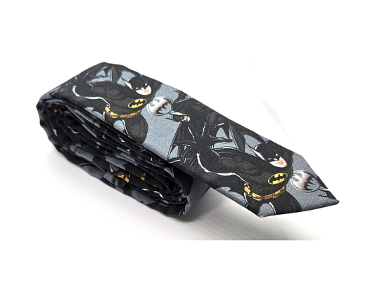 Corbata Batman Gris
