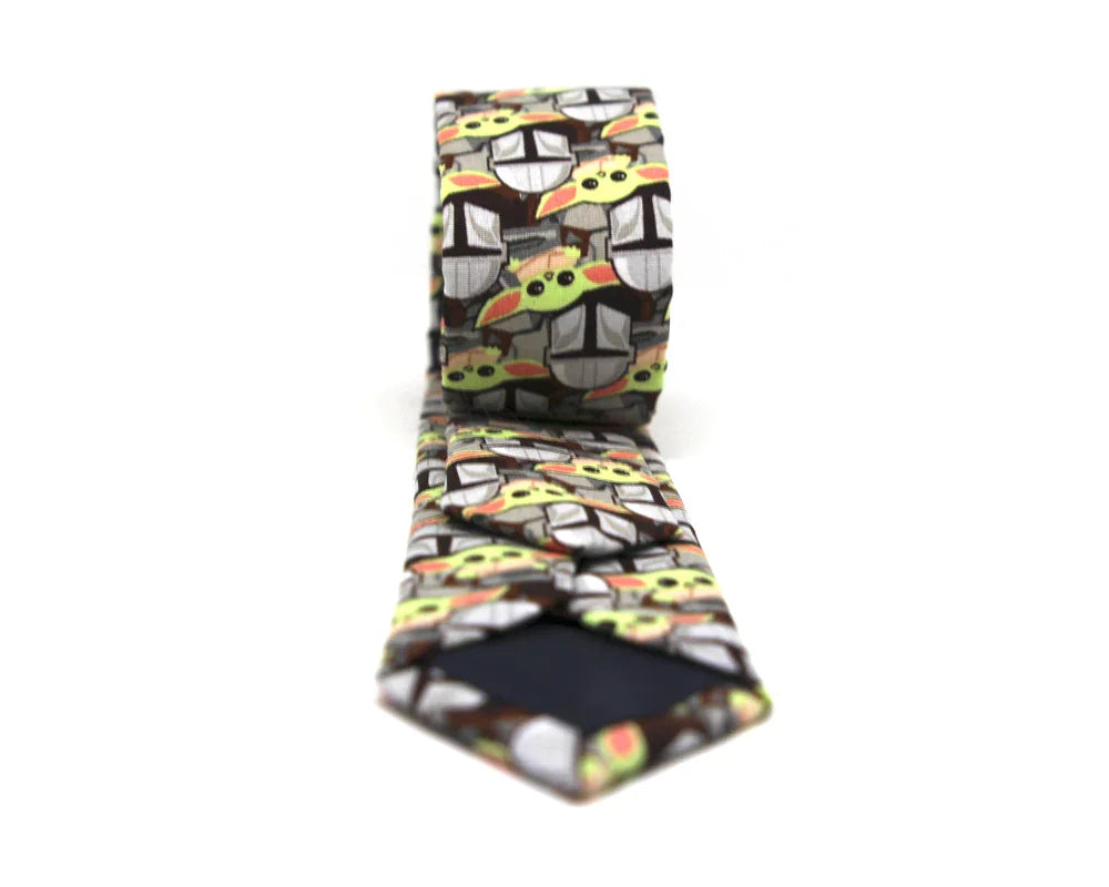 Corbata Grogu y Mandalorian