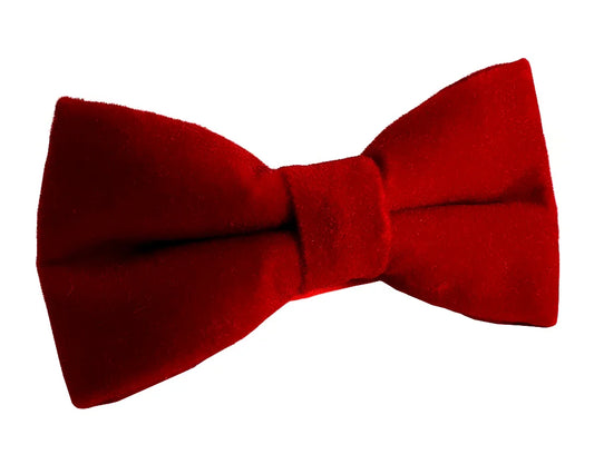 Pajarita Terciopelo Granate