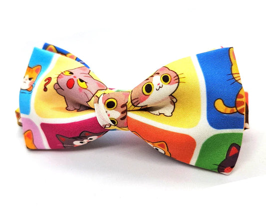 Pajarita Multicolor Gatos 🆕 - Pitas, Pitas Pajaritas | Pajaritas originales y muy frikis