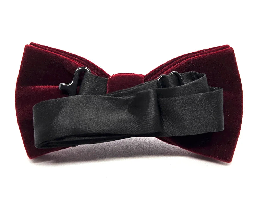 Pajarita Terciopelo Granate - Pitas, Pitas Pajaritas | Pajaritas originales y muy frikis