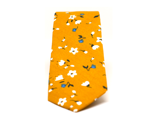 Corbata Mostaza Vintage