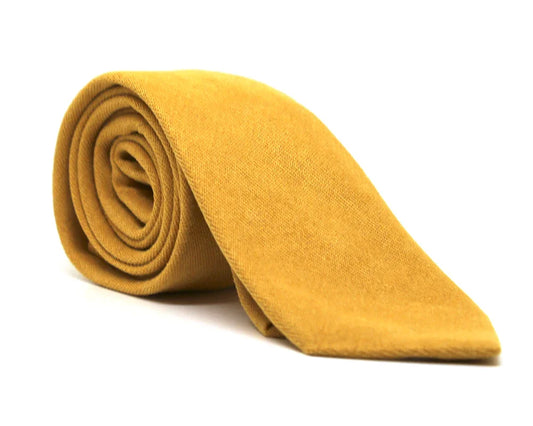 Corbata Mostaza