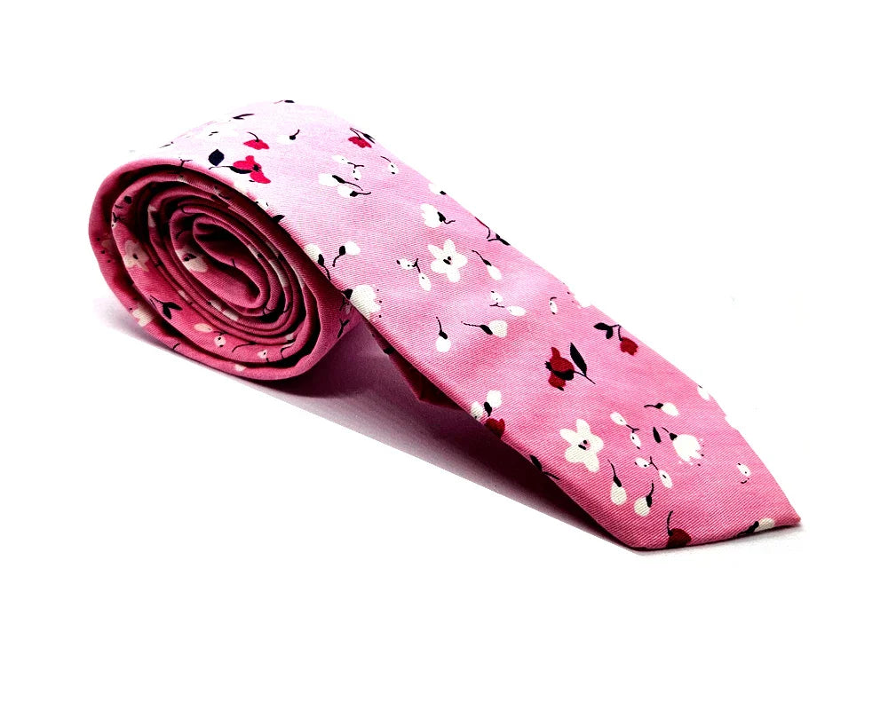 Corbata Rosa Vintage