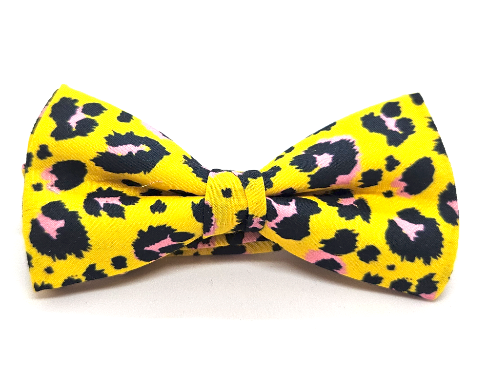 Pajarita Animal Print Amarillo 🆕