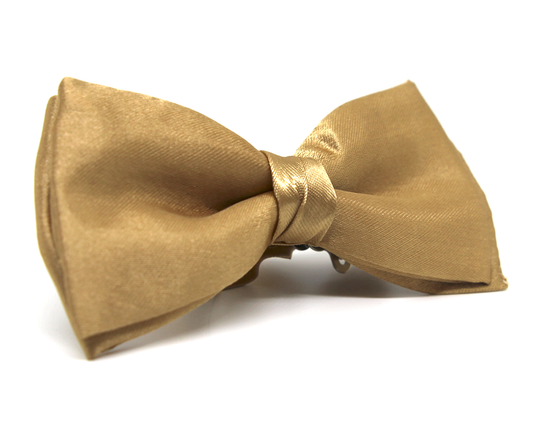 Pajarita Dorada Raso