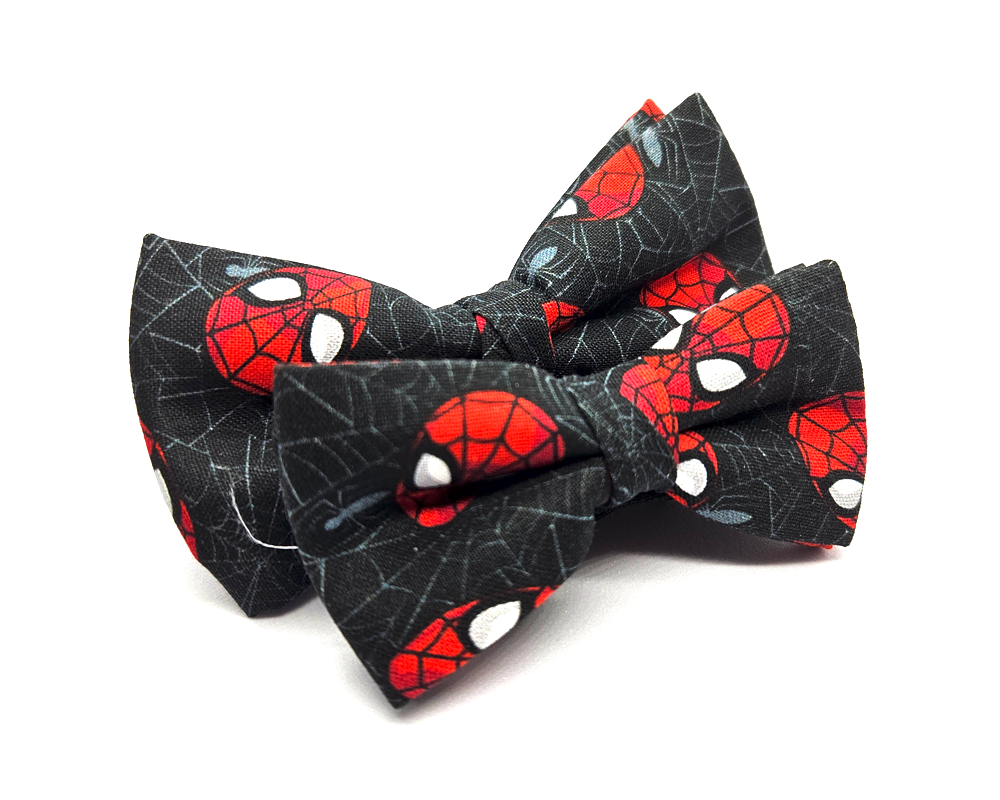 Spiderman bow tie